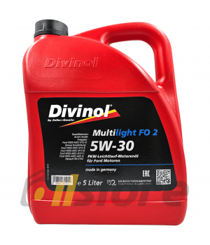 Моторное масло DIVINOL Multilight FO 2 5W-30, 5л