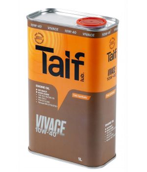 Моторное масло TAIF VIVACE 10W-40, 1л