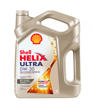 Моторное масло Shell Helix Ultra ECT C2/C3 0W-30, 4л
