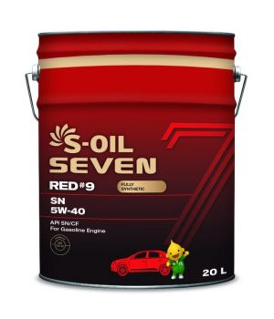 Моторное масло S-OIL SEVEN RED #9 SN 5W-40, 20л
