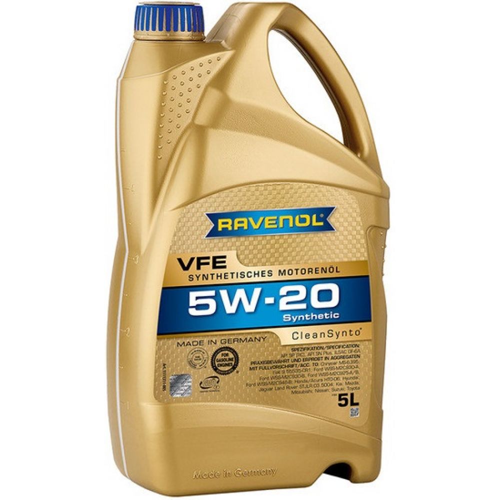 Моторное масло RAVENOL VFE 5W-20, 5л