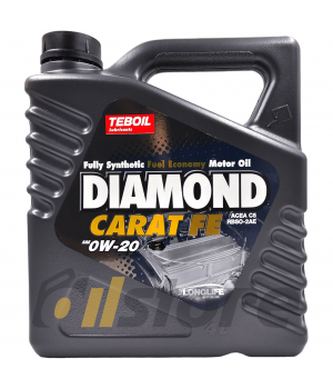 Моторное масло TEBOIL Diamond Carat FE 0W-20, 4л