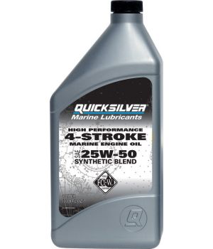 Моторное масло Quicksilver 4-Stroke Marine Engine Oil 25W-50, 0.946л