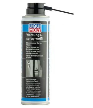Грязеотталкивающая белая смазка LIQUI MOLY Wartungs-Spray weiss, 0,25л