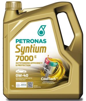 Моторное масло Petronas Syntium 7000 E 0W-40, 4л