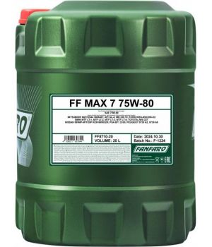 Трансмиссионное масло FANFARO 8710 MAX 7 75W-80, 20л