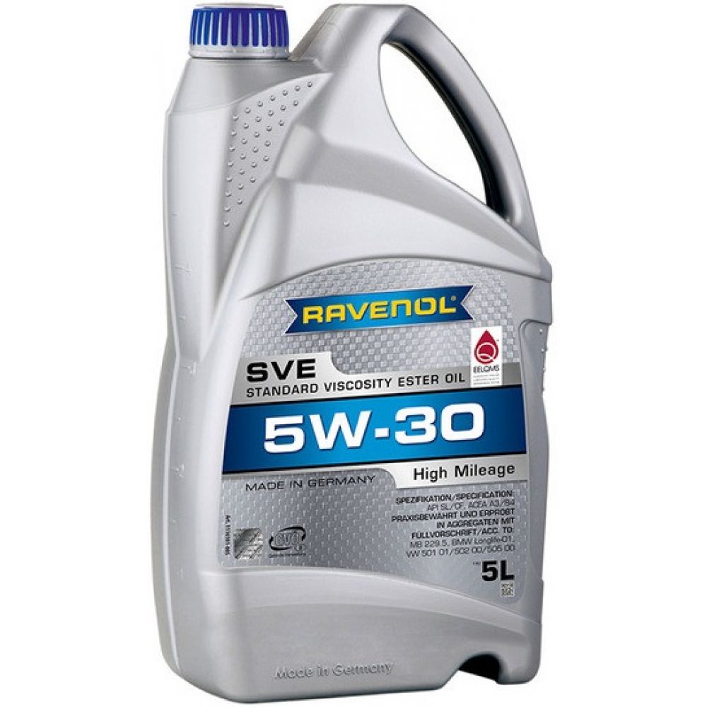 Моторное масло RAVENOL SVE Standard Viscosity Ester Oil 5W-30, 5л