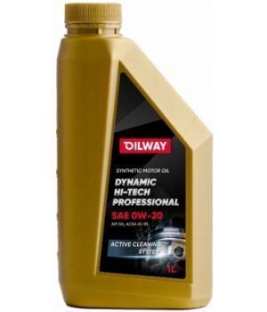 Моторное масло Oilway Dynamic Hi-Tech Professional 0W-20, 1л
