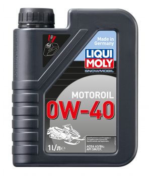 Моторное масло для снегоходов LIQUI MOLY Snowmobil Motoroil 0W-40, 1л