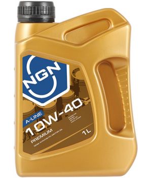 Моторное масло NGN A-Line PREMIUM 10W-40 SL/CF, 1л