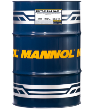 Моторное масло MANNOL 7125 TS-25 FA-4 5W-30, 60л