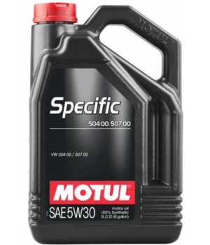 Моторное масло MOTUL Specific 504.00/507.00 0W-30, 5л