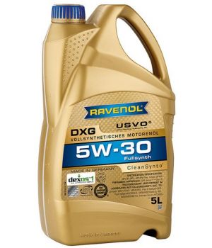 Моторное масло RAVENOL DXG 5W-30, 5л