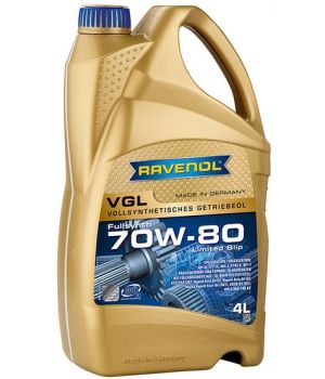 Трансмиссионное масло RAVENOL VGL 70W-80, 4л