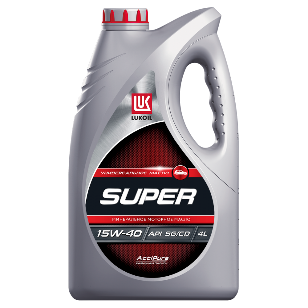 Моторное масло Лукойл Супер 15W-40, 4л